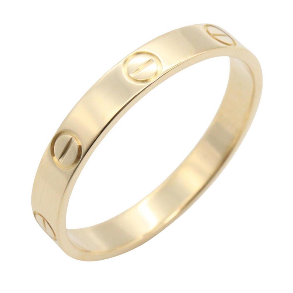 Cartier Mini Love Ring, 18K (Yellow Gold), Men's/Women's, Gold Tone, B4085000